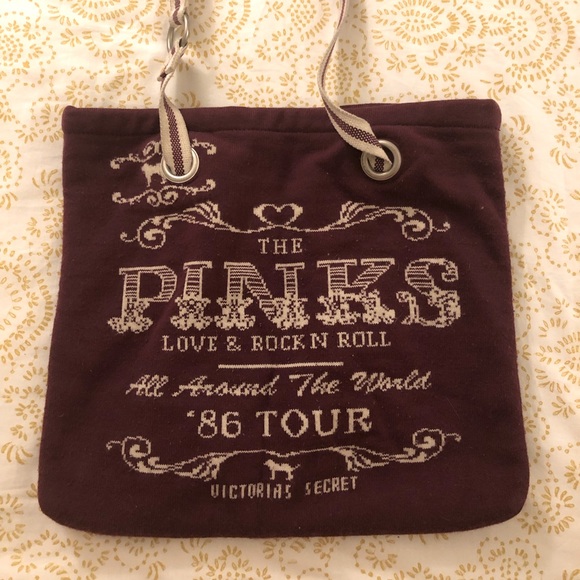 PINK Victoria's Secret Handbags - Vintage PINK tote bag, perfect for beach day or around town